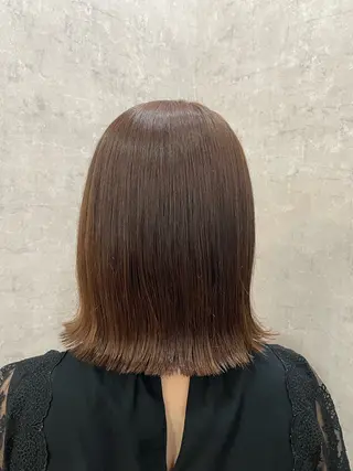 ミディアム 松下 美織のヘアスタイル