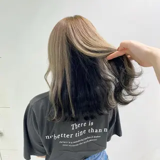 ミディアム カラー パーマ ヘアアレンジ メンズ キッズ ネイル マツエク・マツパ Lumo所属・💖横浜ブリーチなし 💖MIHOのヘアスタイル