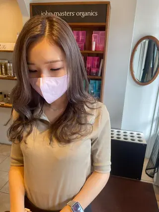 ロング カラー 渡辺 瑠美のヘアスタイル