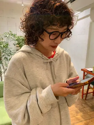 ショート パーマ 【takk】 ナカヤママサヨシのヘアスタイル