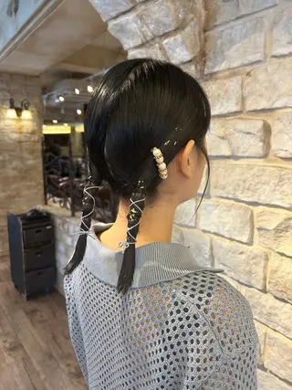 ヘアアレンジ Mei /オリーブ カラー/アレンジのヘアスタイル