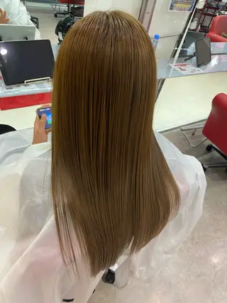 ロング カラー hair make huit8所属・ハイライト&ブリーチ 💇🏼‍♀MAHOのヘアスタイル