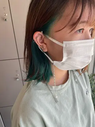 ミディアム C’LD hair  produce /シールドヘア所属・モテ髪/ボブ/ショー ト/アダチフウトのヘアスタイル