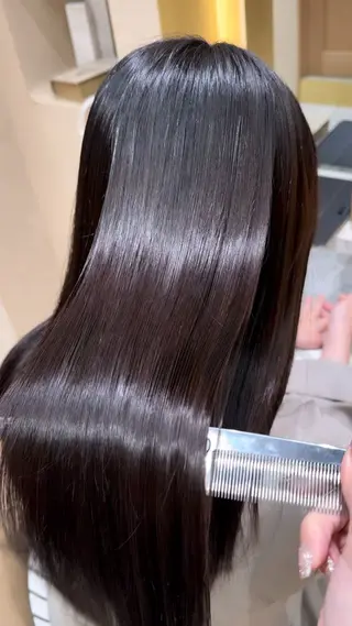 ロング パーマ レイヤーカット/髪質 改善/矯正🤍吉田のヘアスタイル