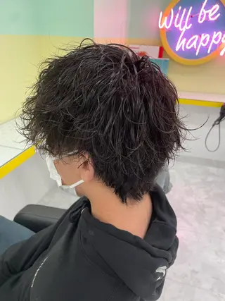 パーマ メンズ 横浜メンズパーマ🔥 大野賢人のヘアスタイル