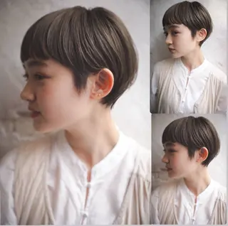 ショート カラー ショートヘア特化 似合せが得意🤩のヘアスタイル