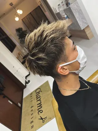 ショート メンズ 峯 渉人のヘアスタイル