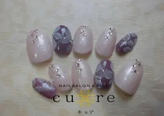 ミディアム ネイル ネイルサロン Cureのネイルデザイン