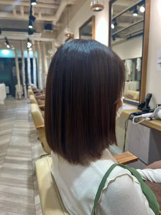 ミディアム 川崎 唯華のヘアスタイル