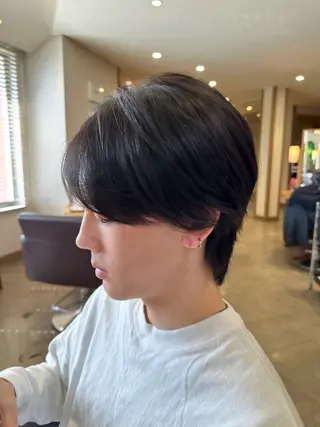 ミディアム パーマ 韓国風ﾊﾟｰﾏ❁﻿ fu-ka❁艶ｶﾗｰのヘアスタイル