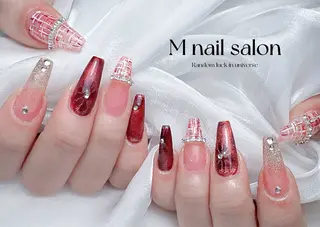 ネイル M🌷nail 長さだし専門店のネイルデザイン
