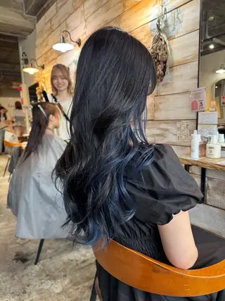 ロング カラー riho🎀 / 梅田美容室のヘアスタイル