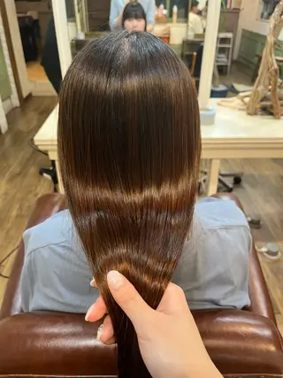 ロング Belle 新宿所属・清野　花音/ レイヤーカットのヘアスタイル