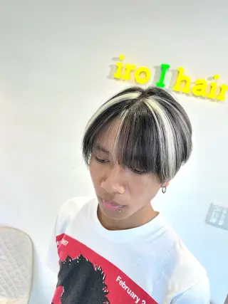 カラー メンズ 加藤 佑二のヘアスタイル