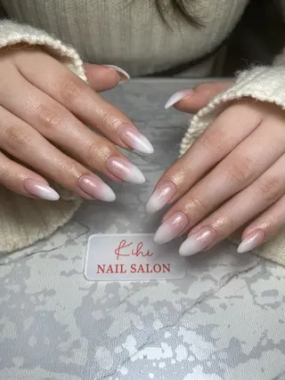 ネイル ユリ🎀長さだし/ パラジェル/持ち込みのネイルデザイン