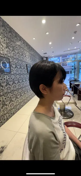 ショート 益野 凌のヘアスタイル