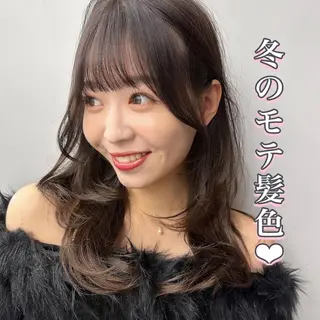 セミロング カラー 韓国ヘア/レイヤー Londエレンのヘアスタイル