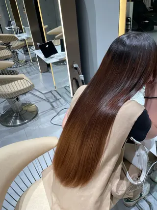 ロング shion 透明感カラーのヘアスタイル