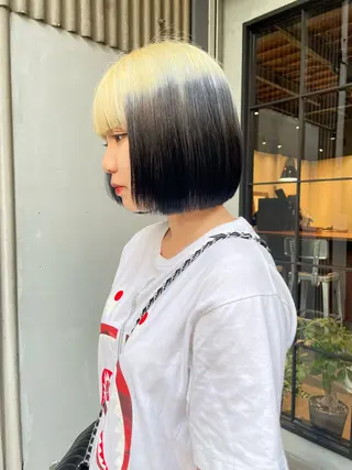 ハナ🌼 梅田/ボブ/パーマのヘアスタイル