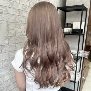 ロング 艶髪ブリーチカラー 💗manaka💗のヘアスタイル