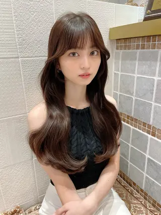 ロング 🌷透明感カラー🌷 内田零菜のヘアスタイル