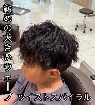 パーマ メンズ 【メンズパーマ✨️ フェザーパーマ】岩城のヘアスタイル