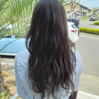 ロング 深澤 春樹のヘアスタイル