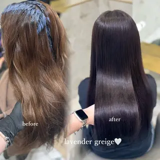 ロング カラー costes 今井芽依のヘアスタイル