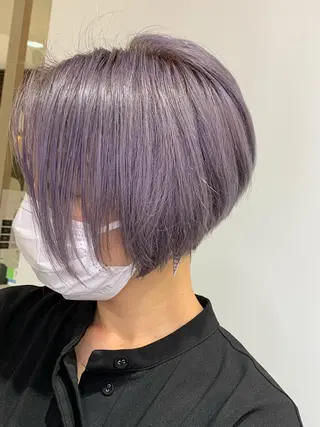 ショート カラー ヘアアレンジ 近藤千翔🩵 髪質改善Periodのエステ・リラクイメージ