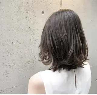 セミロング カラー パーマ ヘアアレンジ メンズ キッズ ネイル マツエク・マツパ Luela堅田所属・田中 裕士のヘアスタイル