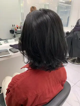 ミディアム 【美容室が苦手な方 専問美容室】MIHOのヘアスタイル