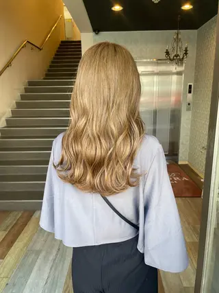 セミロング 似合わせヘア/ 大久保  詩月のヘアスタイル