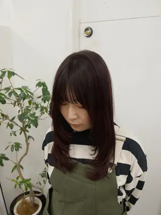 セミロング カラー 福岡美容室 /Nene🍑のヘアスタイル