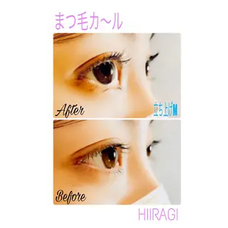 マツエク・マツパ 美容室 HIIRAGIのマツエク・マツパデザイン