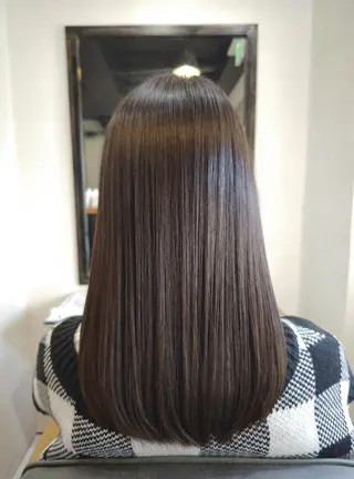セミロング 鶴田 連のヘアスタイル