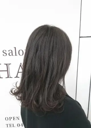 セミロング カラー LOUWE/Share所属・変身企画実施✨️ ショート専門 宮ヶ迫のヘアスタイル