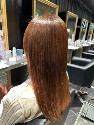 ミディアム ボブスタイル/ 透明感カラー/八幡のヘアスタイル
