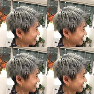 ショート カラー JILBLAN京都 ショート/ハイライトのヘアスタイル