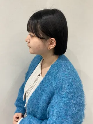 ミディアム カラー ヘアアレンジ ボブ /ニュアンス/ satomi🧸💖のヘアスタイル