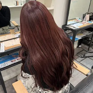 カラー 暖色🍎透明感カラー 🩵小林かりんのヘアスタイル