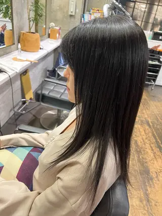 ロング ROBBY所属・松井美樹/似合わせ ガーリー・韓国のヘアスタイル