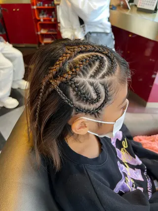 ミディアム キッズ 横浜ロングミディアム レイヤー/ 平林侑馬のヘアスタイル