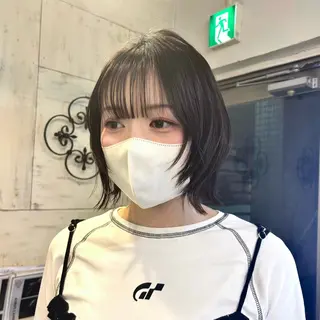 ショート レイヤー/顔周り/ 韓国ヘア🤍フウカのヘアスタイル