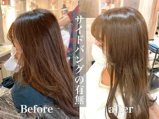 ロング カラー 森 早希絵のヘアスタイル