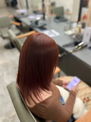 カラー nico 麻生 花輪 美優のヘアスタイル