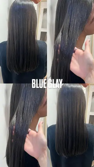 ロング 田中 志織のヘアスタイル