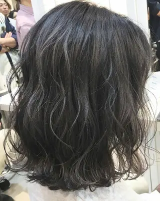 ロング タッセルボブ× 美髪・髪質改善のヘアスタイル