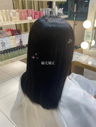 ロング パーマ ブリーチなしカラー/ 暖色カラー/艶カラーのヘアスタイル