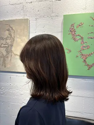 ミディアム 久貝 莉子のヘアスタイル