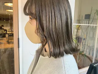 ミディアム カラー ヘアアレンジ たかいわ みきのヘアスタイル
